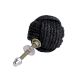 Black Jute Round Cabinet Knobs